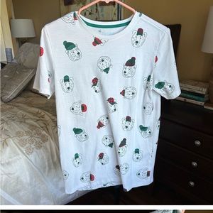 7/$20 Cat and Jack polar bear Christmas t shirt